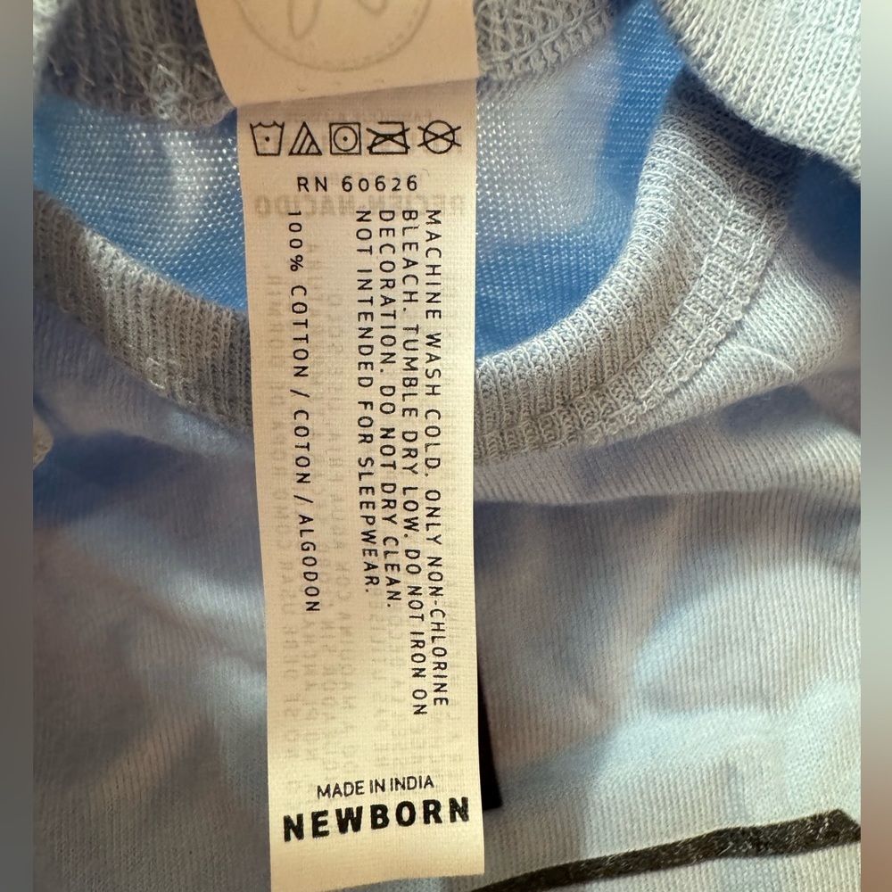 NWT Rabbit Skins | Custom Bodysuit “H is for Helicopter | Newborn - Picture 4 of 4